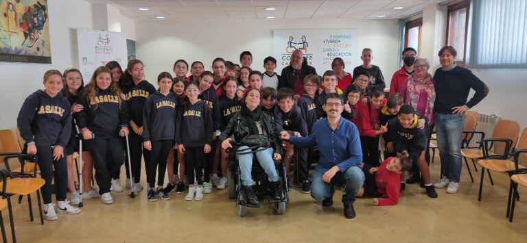 Los alumnos de La Salle Santander visitan la Confederación Española de Personas con Discapacidad Física y Orgánica